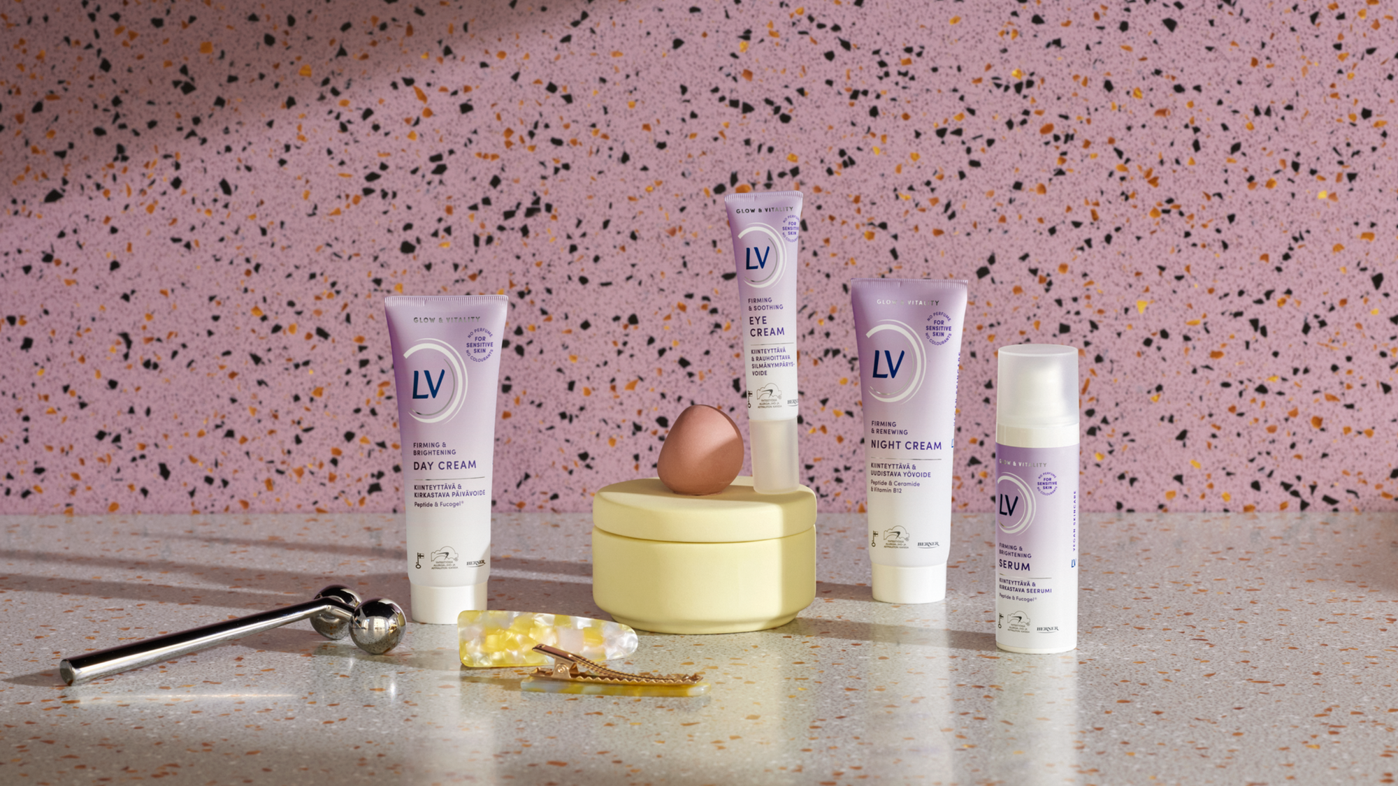 LV Kiinteyttävä ihonhoitosarjan tuotteet kasvoille