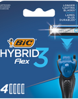 Tuotekuva: BIC varaterä Hybrid Flex 3 4kpl