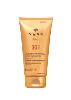 Nuxe Sun Delicious Lotion High Protection SPF 30 for Face and Body -aurinkosuojaemulsio kasvoille ja vartalolle 150 ml