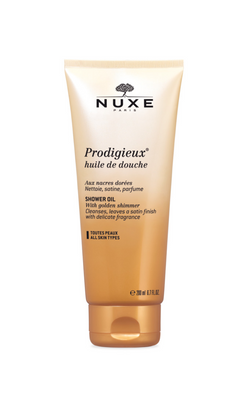 Nuxe Prodigieux Precious Scented Shower Oil -tuoksuva suihkuöljy 200 ml