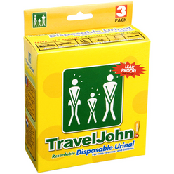 Travel John, kertakäyttöinen matkavirtsapullo, tuotetunnus 66918B
