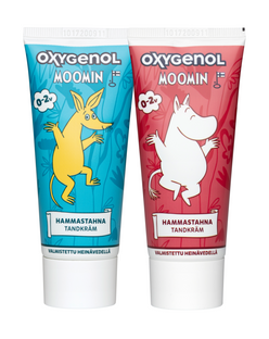 Oxygenol Muumi 0-2v lasten hammastahna 50ml