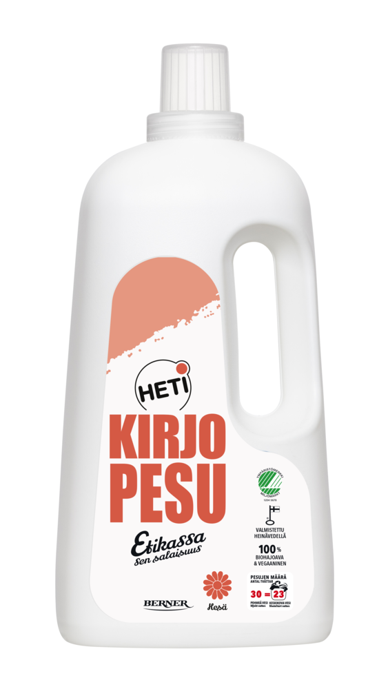 Tuotekuva: Heti 1,5L kirjopyykki pyykinpesuneste