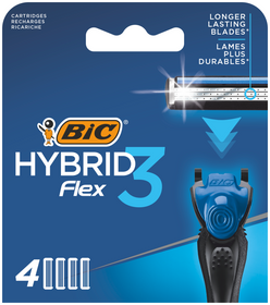 BIC varaterä Hybrid Flex 3 4kpl