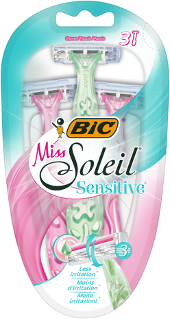 BIC varsiterä Miss Soleil Sensitive 3kpl