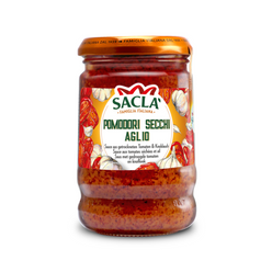 Saclà Aurinkokuivattu tomaatti-valkosipulipastakastike 190 g