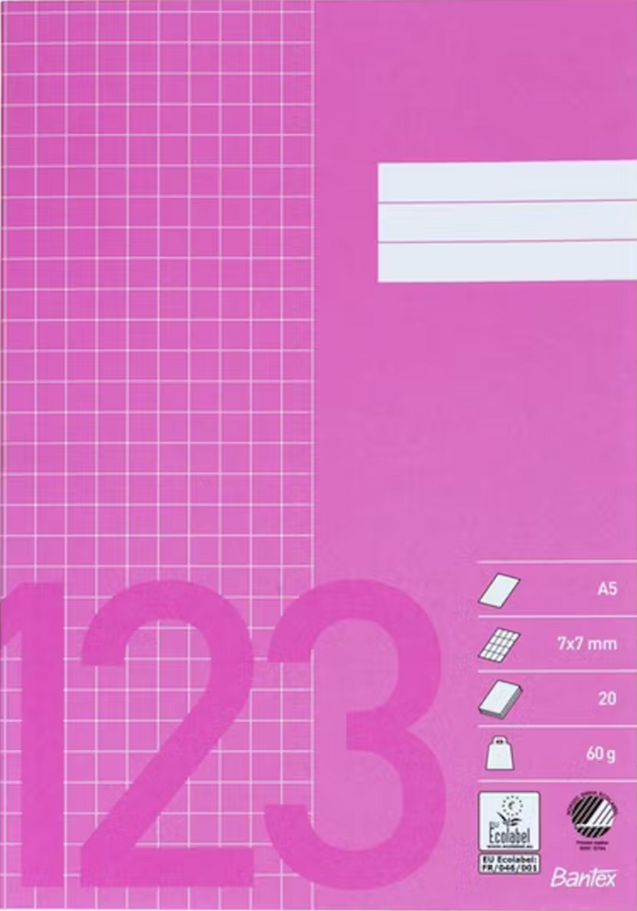 Tuotekuva: Bantex kouluvihko A5, pinkki