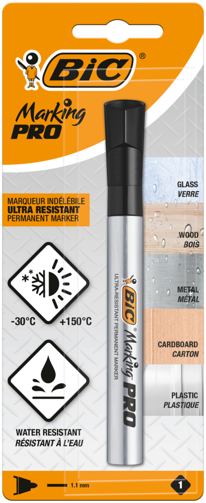 Tuotekuva: BIC Pro Marker merkkaustussi musta 1kpl