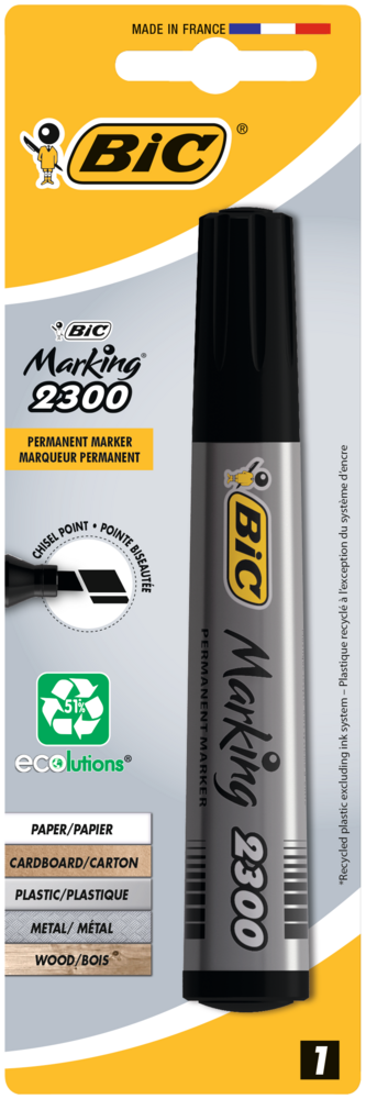 Tuotekuva: BIC Marking 2300 merkkaustussi musta 1kpl