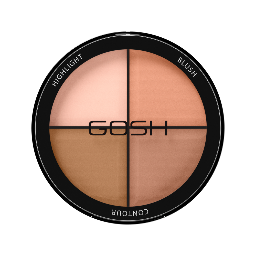 Tuotekuva: GOSH Contour'n Strobe Kit -meikkipaletti 15g, 001 Light