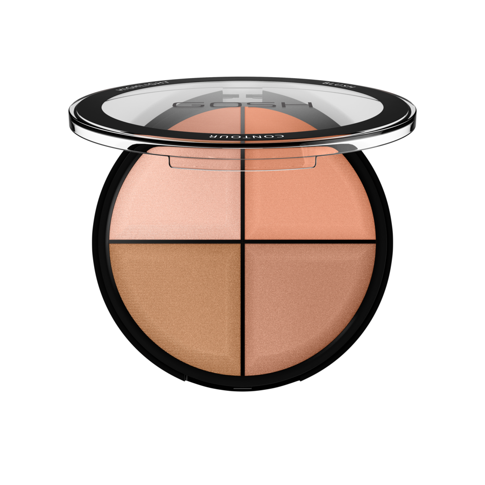 Tuotekuva: GOSH Contour'n Strobe Kit -meikkipaletti 15g, 001 Light