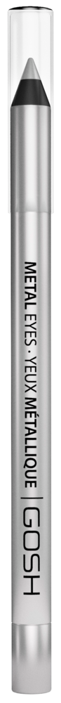 Tuotekuva: GOSH Metal Eyes Eyeliner -silmänrajauskynä 1,2g, 004 Silver Stone