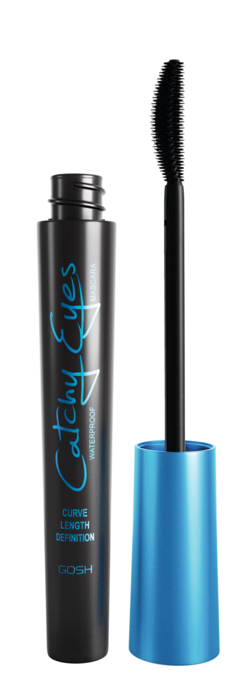 Tuotekuva: GOSH Catchy Eyes Waterproof Mascara -ripsiväri 8ml, 001 Black