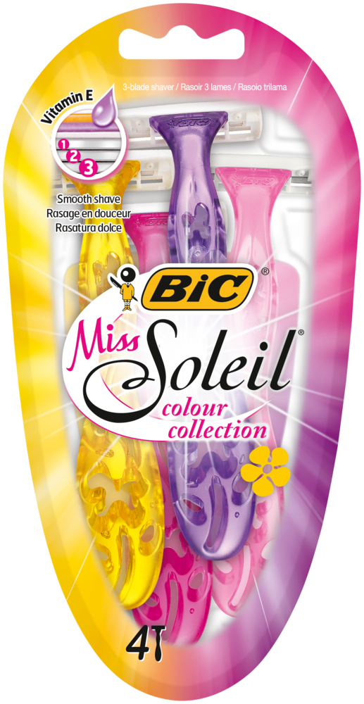 Tuotekuva: BIC varsiterä Miss Soleil Color Collection 4kpl