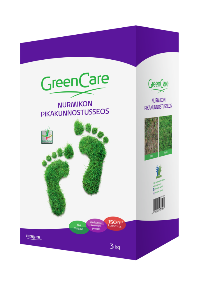 Tuotekuva: GreenCare Nurmikon Pikakunnostus 3 kg 