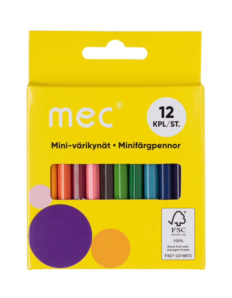 Tuotekuva: mec Mini-värikynät 12kpl