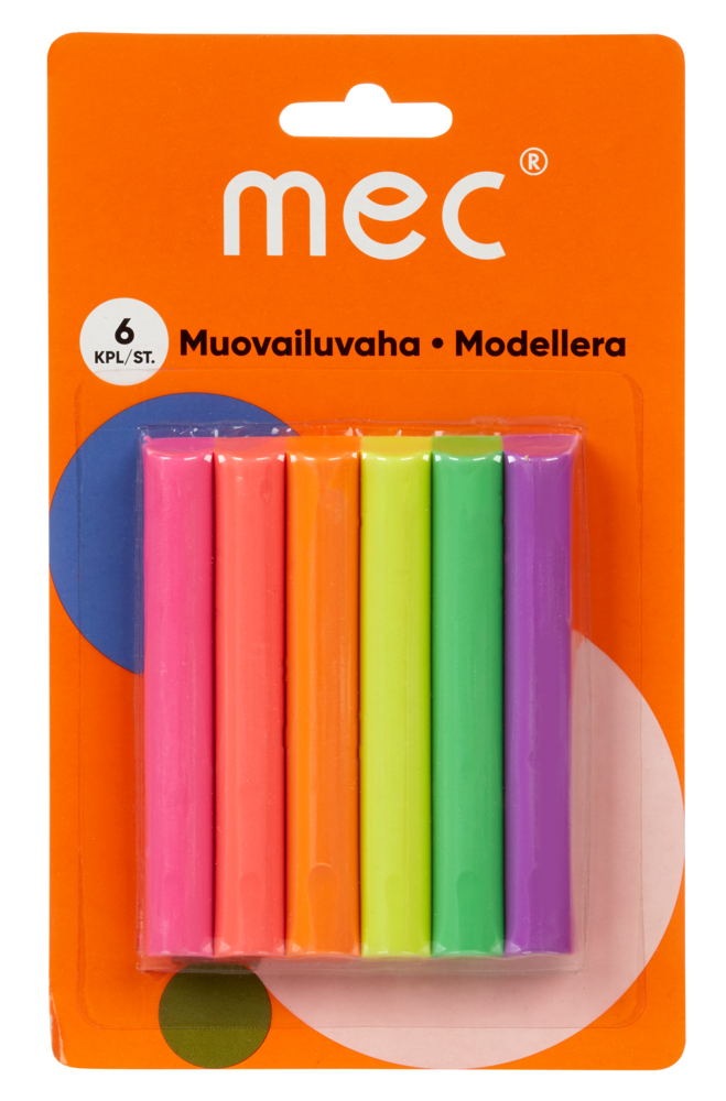 Tuotekuva: mec Muovailuvaha 6kpl / 100g 