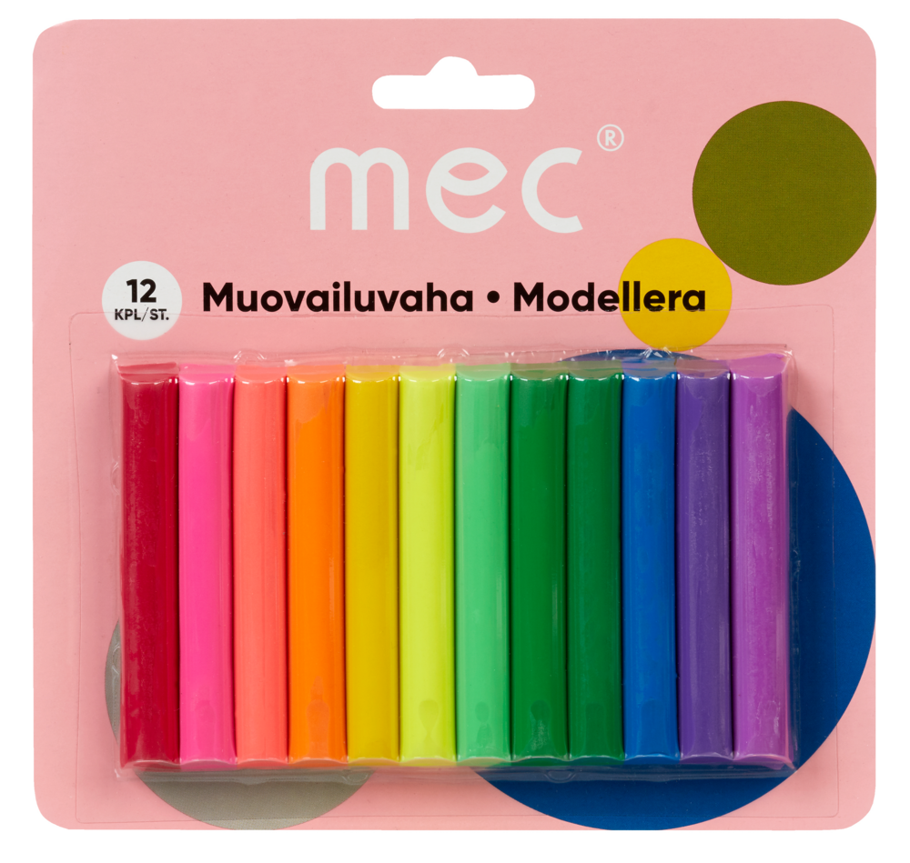 Tuotekuva: mec Muovailuvaha 12kpl /200g