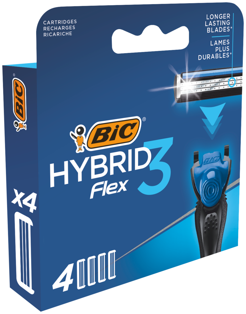 Tuotekuva: BIC varaterä Hybrid Flex 3 4kpl