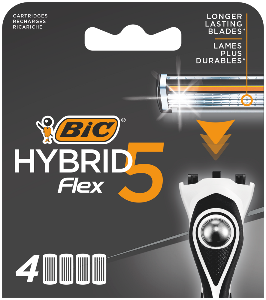 Tuotekuva: BIC varaterä Hybrid Flex 5 4kpl