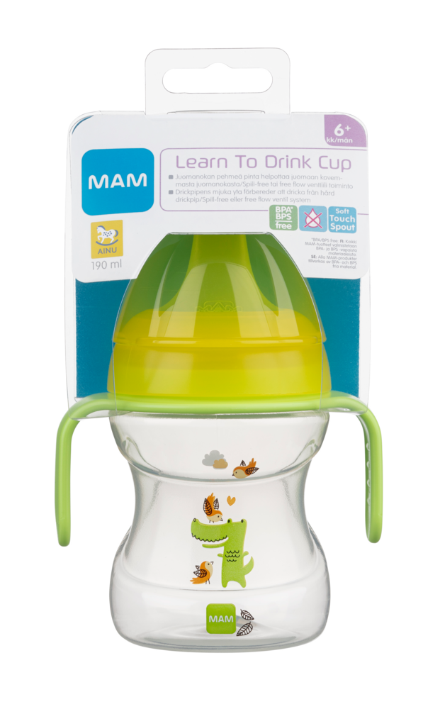 Tuotekuva: Ainu Mam Learn to drink cup nokkamuki 6+kk 190ml