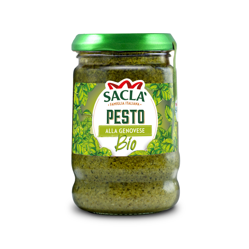 Tuotekuva: Saclà Luomu Basilikapesto 190 g