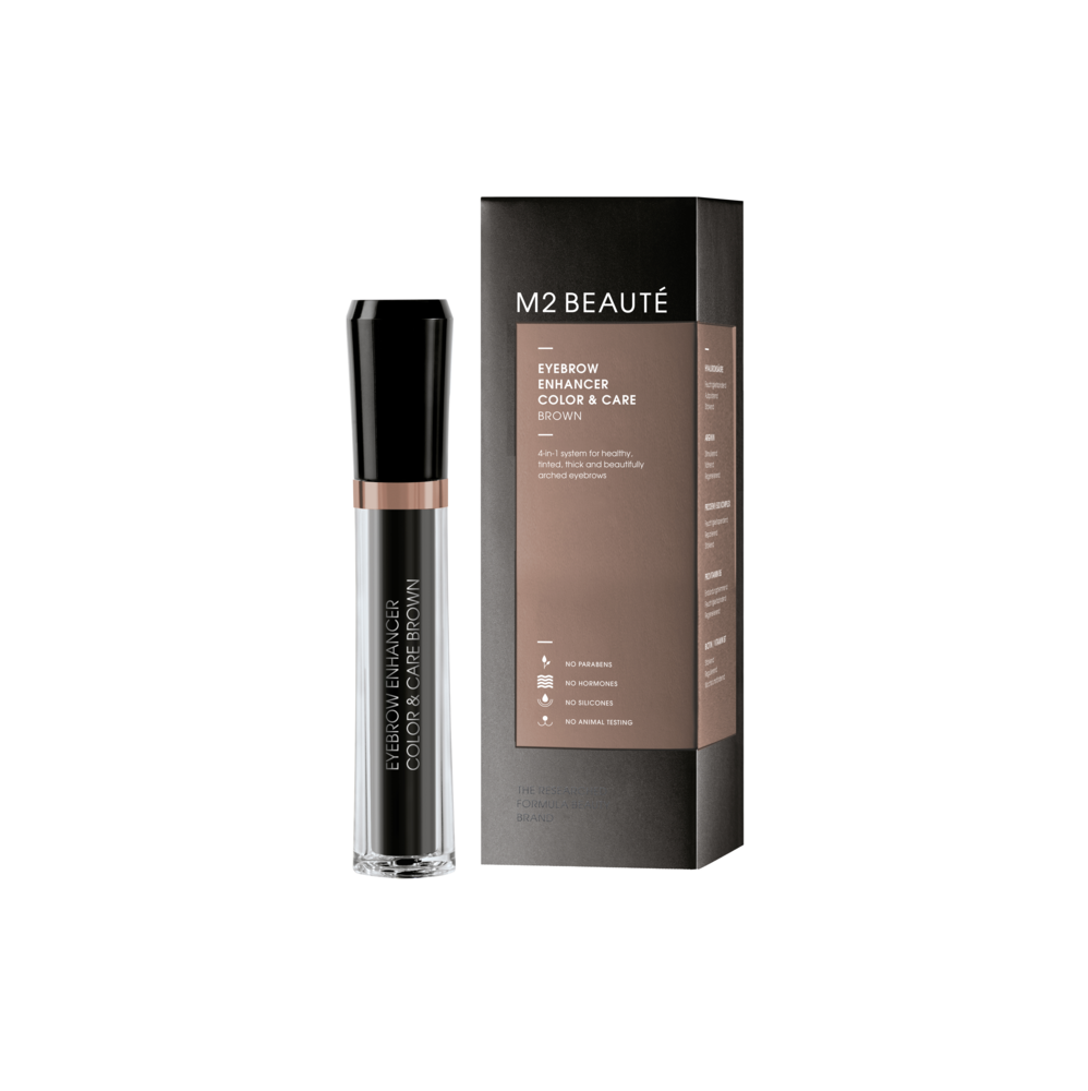 Tuotekuva: M2 Beauté Eyebrow Enhancer Color & Care Brown -värillinen kulmaseerumi 6 ml