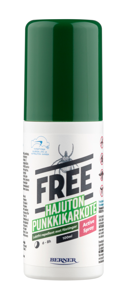Tuotekuva: Free  Punkkikarkote active spray 100ml
