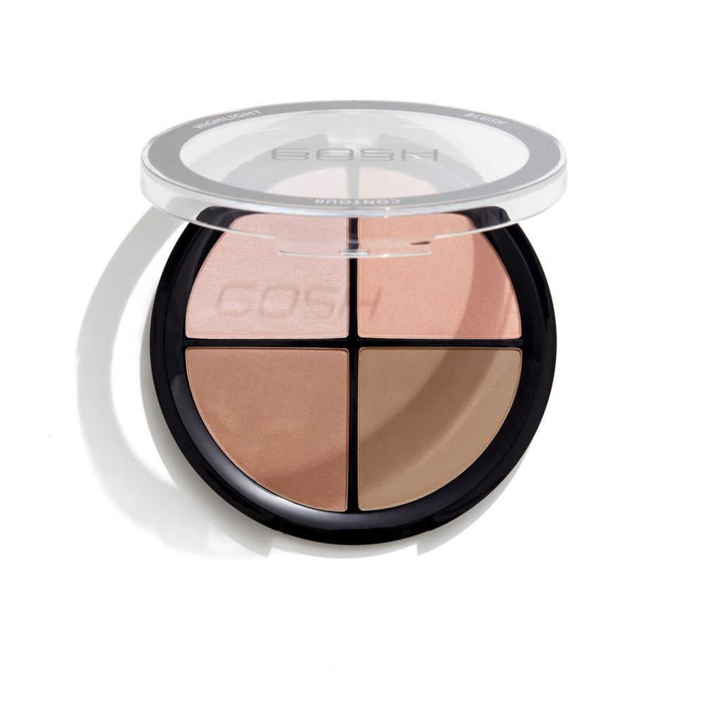 Tuotekuva: GOSH Contour'n Strobe Kit -meikkipaletti 15g, 001 Light