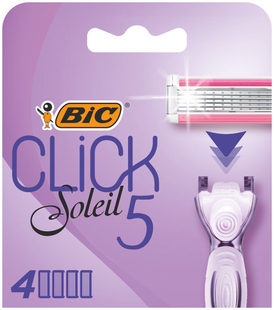 Tuotekuva: BIC varaterä Click Soleil 5 4kpl