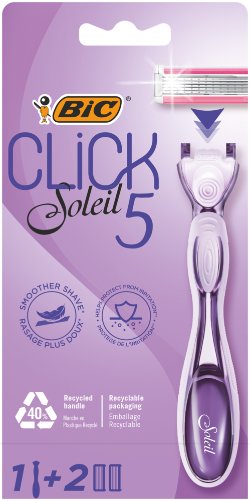 Tuotekuva: BIC systeemiterä Click Soleil 5 + 2kpl vaihtoteriä