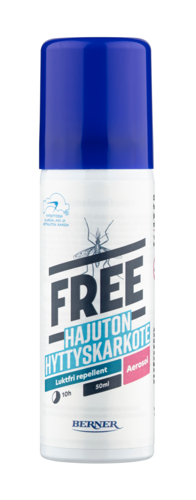 Tuotekuva: Free Hyttyskarkote aerosol  50ml 