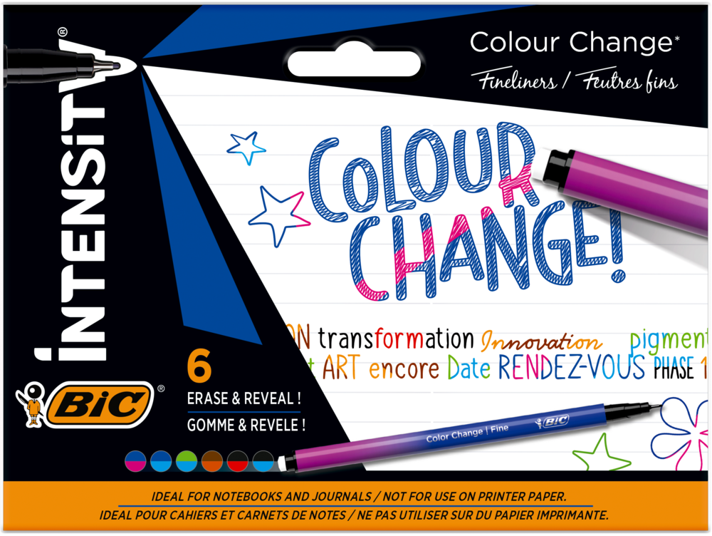 Tuotekuva: BIC Intensity Color Change kuitukynä 6kpl