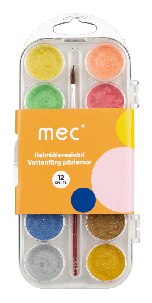 Tuotekuva: mec Helmiäisvesivärit 12kpl