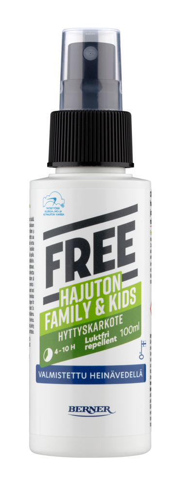 Tuotekuva: Free Hyttyskarkote Kids & Family 100ml