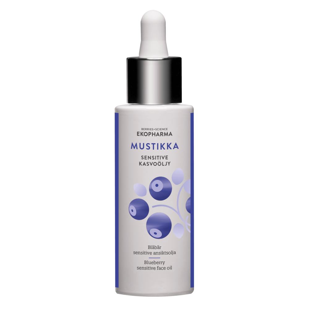 Tuotekuva: EKOPHARMA Mustikka Sensitive Kasvoöljy 30ml