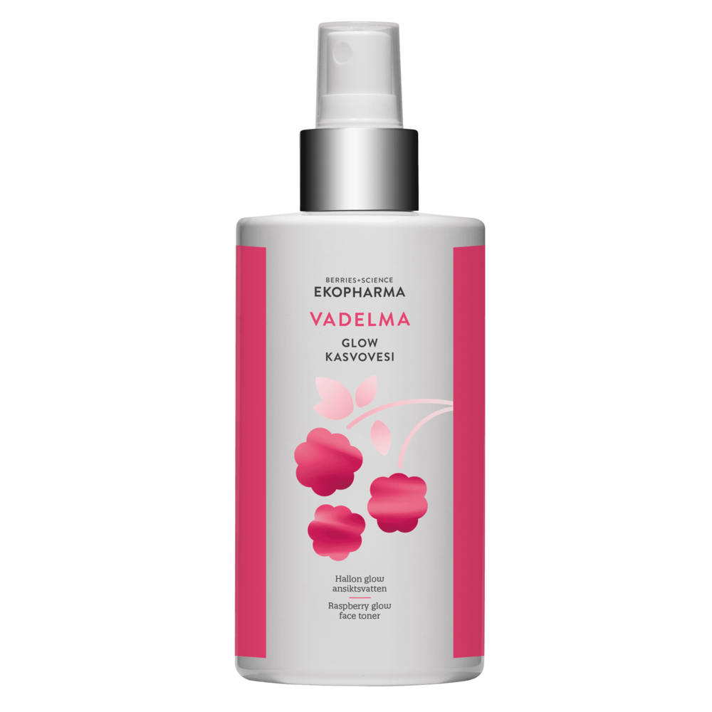 Tuotekuva: EKOPHARMA Vadelma Glow Kasvovesi 250ml