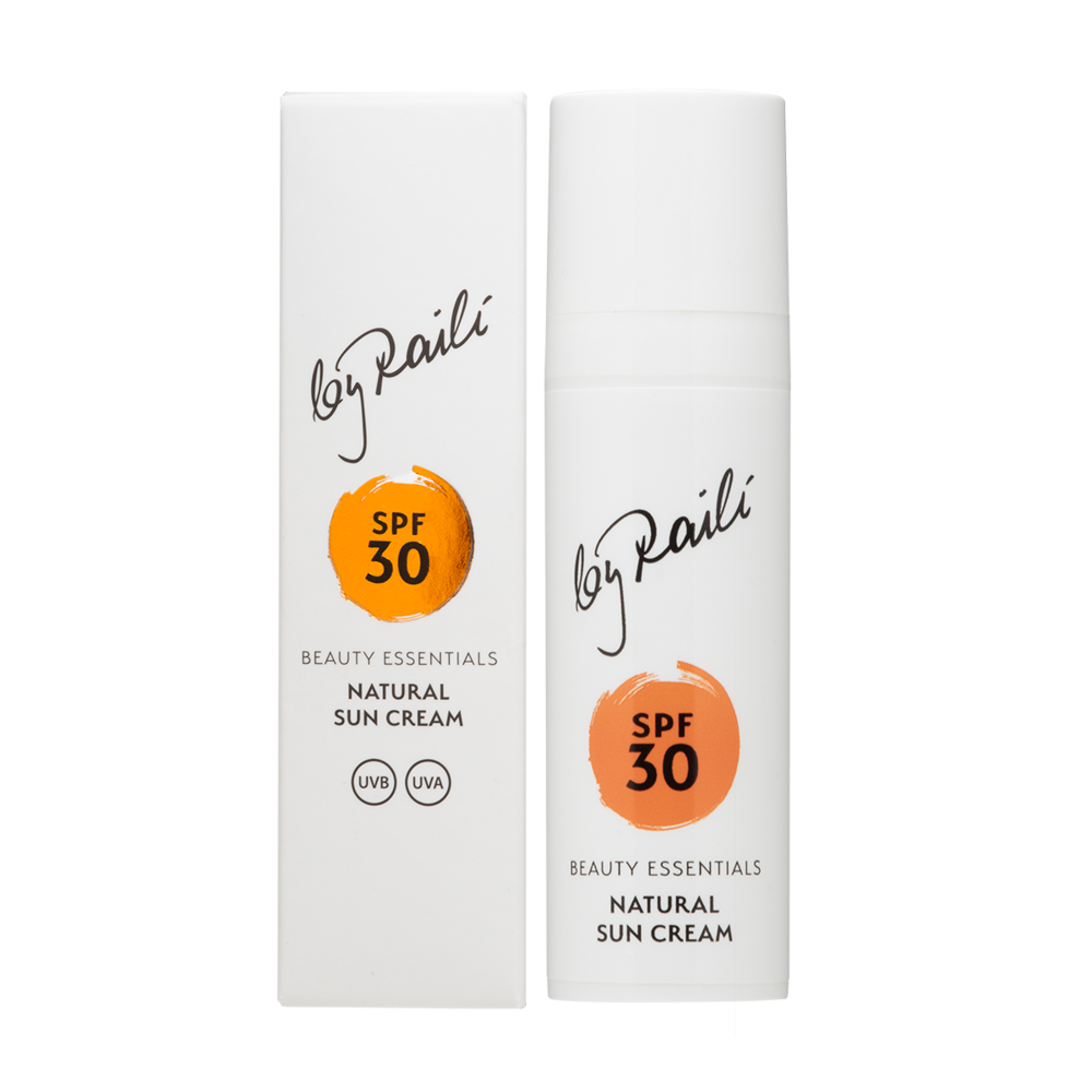 Tuotekuva: By Raili Beauty Essentials Natural Suncream SPF30 -aurinkovoide 30ml