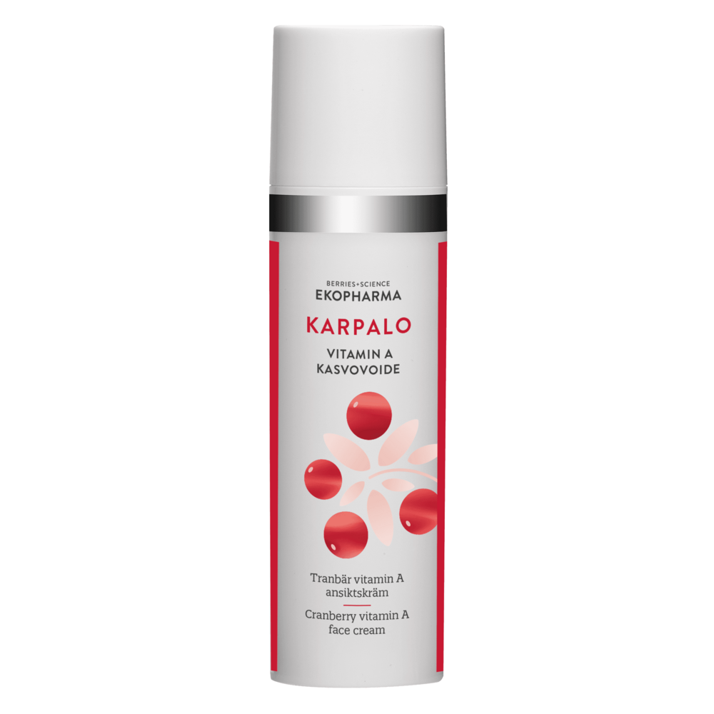 Tuotekuva: EKOPHARMA Karpalo Vitamin A Kasvovoide 30ml