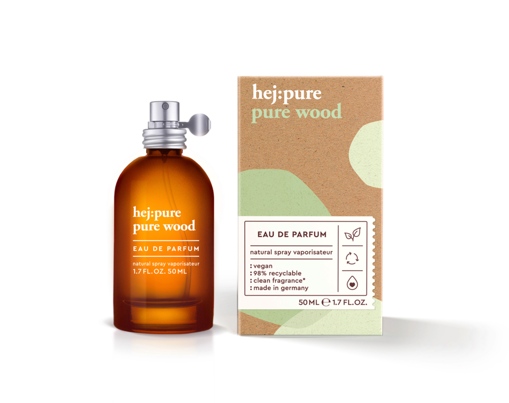 Tuotekuva: Hej:pure pure wood EdP 50ml unisex-tuoksu naiselle ja miehelle