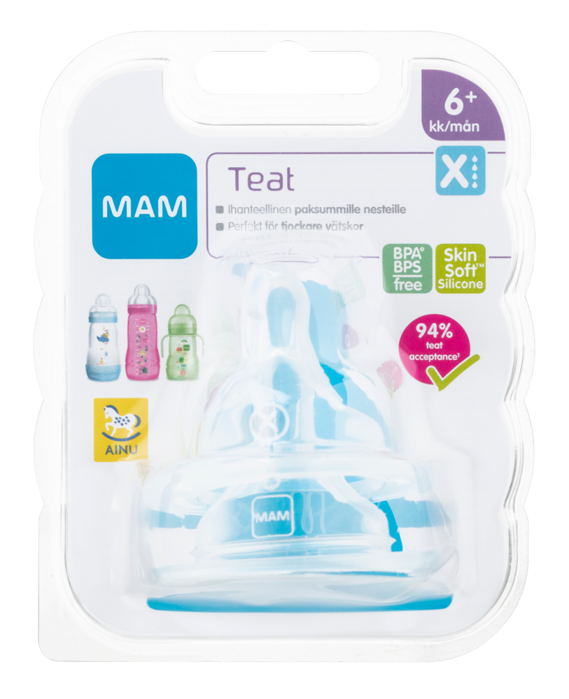 Tuotekuva: Ainu Mam pullotutti TeatX 6kk+ 2kpl