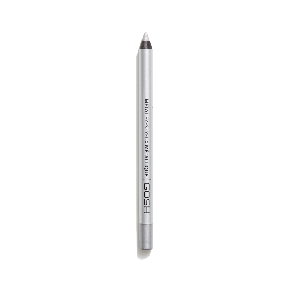 Tuotekuva: GOSH Metal Eyes Eyeliner -silmänrajauskynä 1,2g, 004 Silver Stone