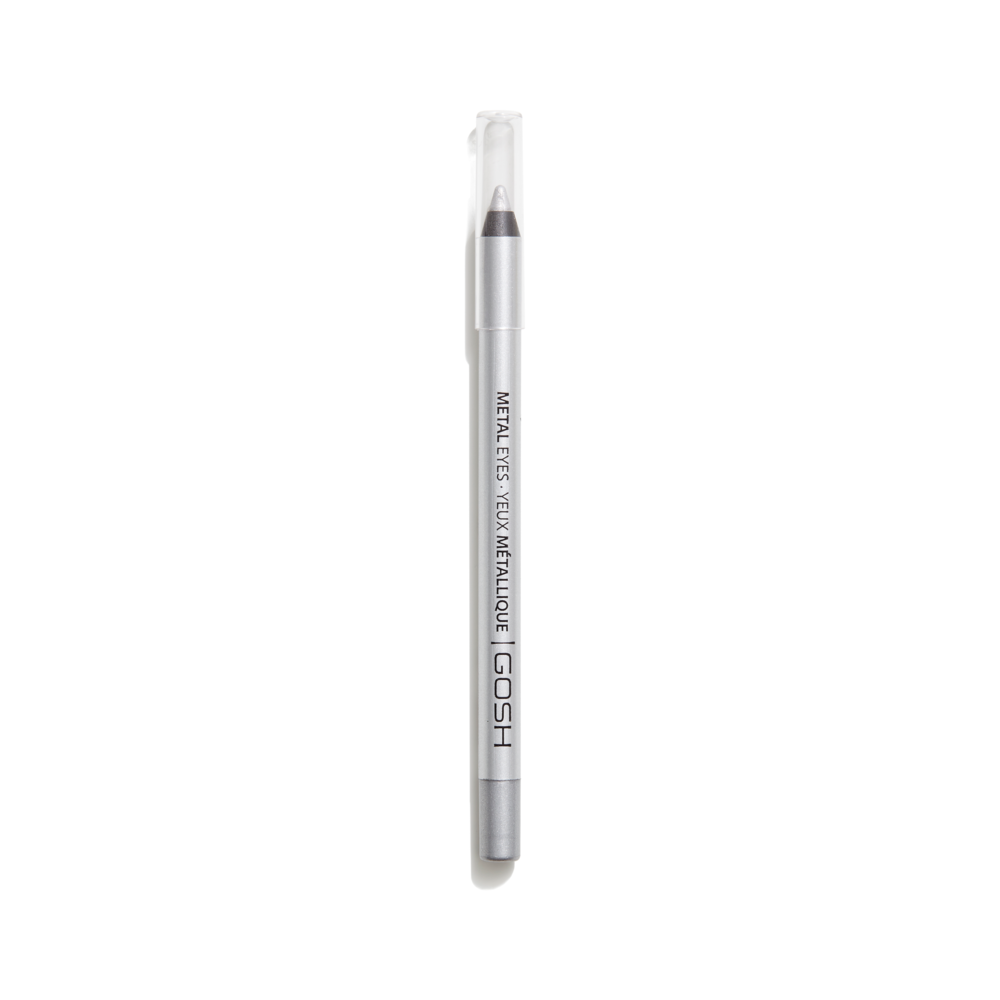 Tuotekuva: GOSH Metal Eyes Eyeliner -silmänrajauskynä 1,2g, 004 Silver Stone