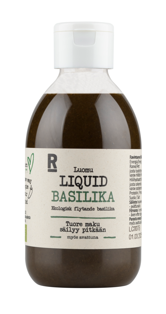 Tuotekuva: Rajamäen Luomu Liquid Basilika 240 ml