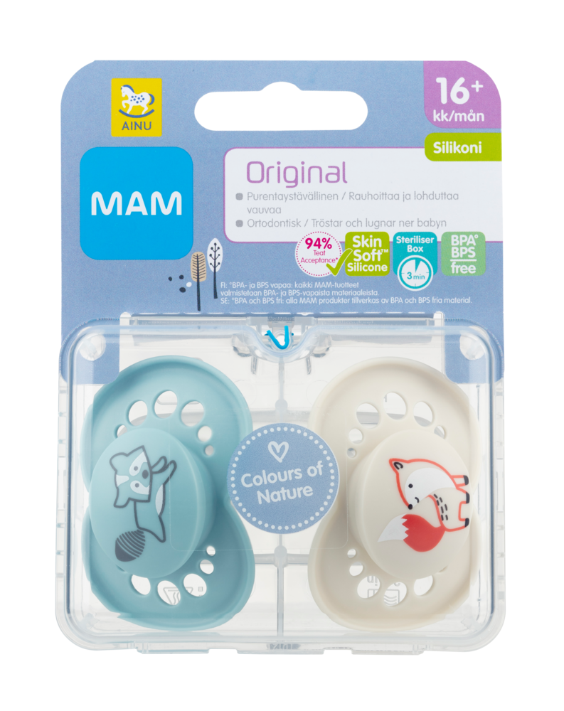 Tuotekuva: Ainu Mam tutti Original silikoni 16+ kk 2kpl