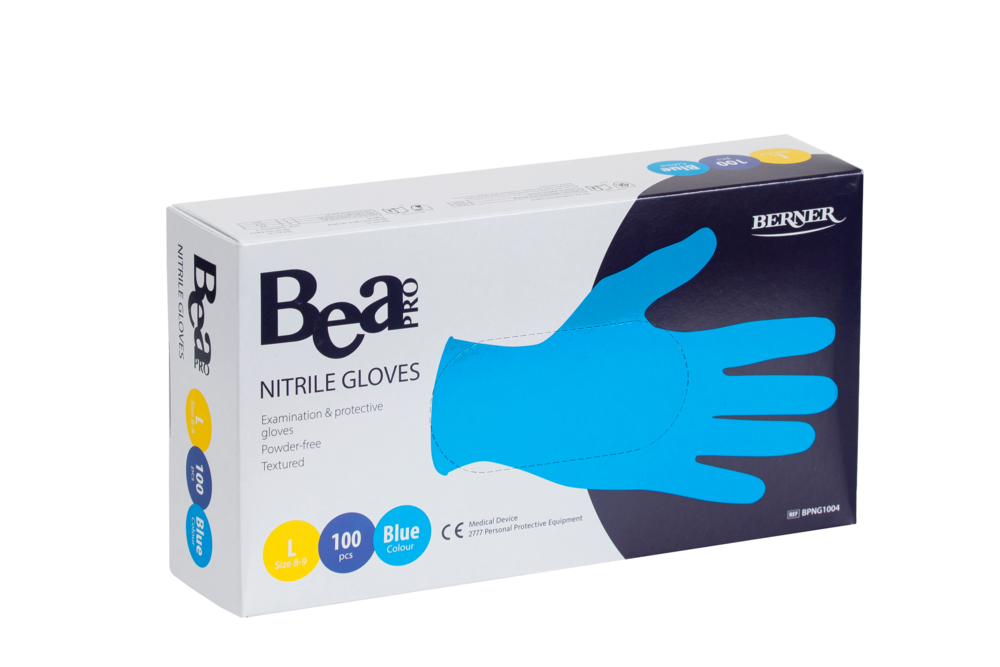 Tuotekuva: Bea Pro nitriilikäsine sininen L