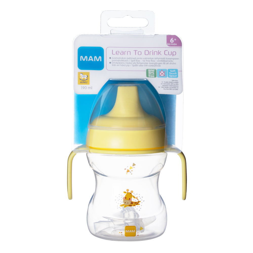 Tuotekuva: Ainu Mam Learn to drink cup nokkamuki 6+kk 190ml