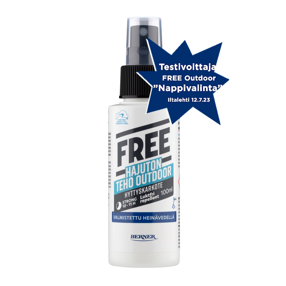 Tuotekuva: Free Hyttyskarkote Teho Outdoor  100ml 