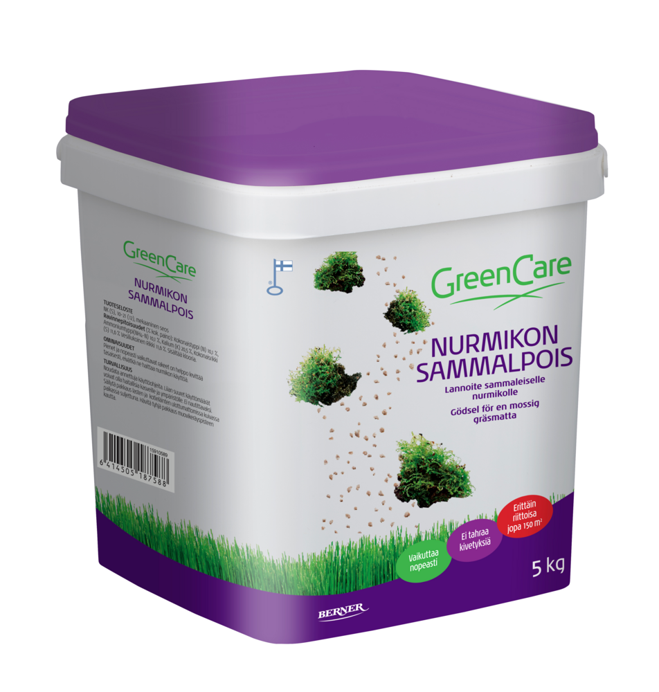 Tuotekuva: GreenCare Nurmikon Sammal Pois 5kg