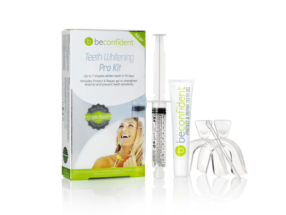 Tuotekuva: Beconfident Pro Kit X4 hampaiden kotivalkaisusetti 2x10ml